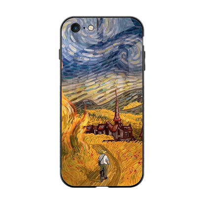 Starry Ride back phone cover | glass case for iphone 6s