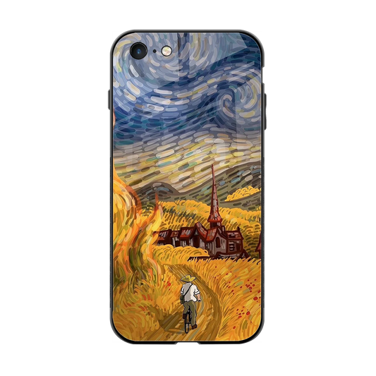 Starry Ride back phone cover | glass case for iphone 6s