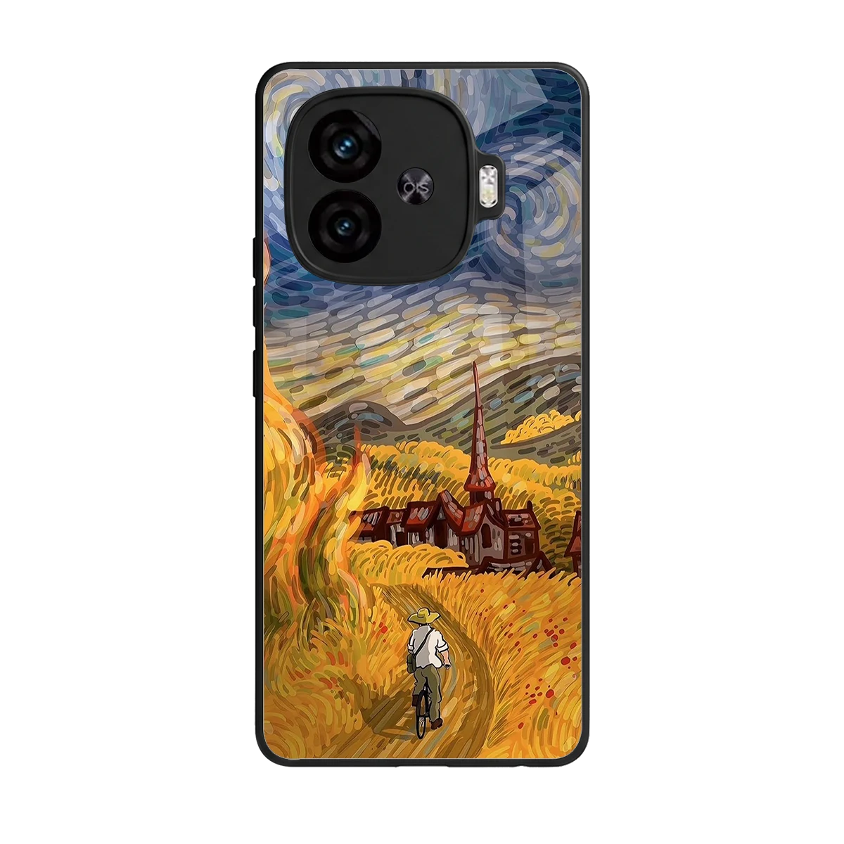 Starry Ride back phone cover | glass case for iqoo neo 10r 5g