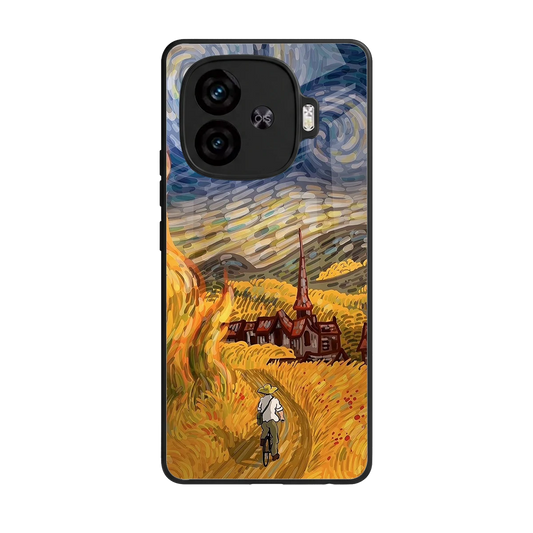 Starry Ride back phone cover | glass case for iqoo neo 10r 5g
