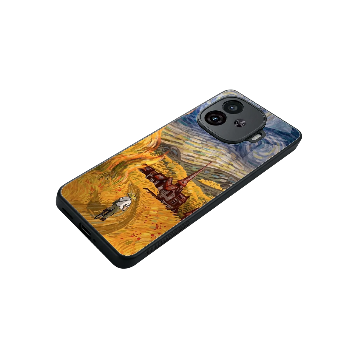 Starry Ride stylish phone case for iqoo neo 10r 5g | glossy glass and slim fit