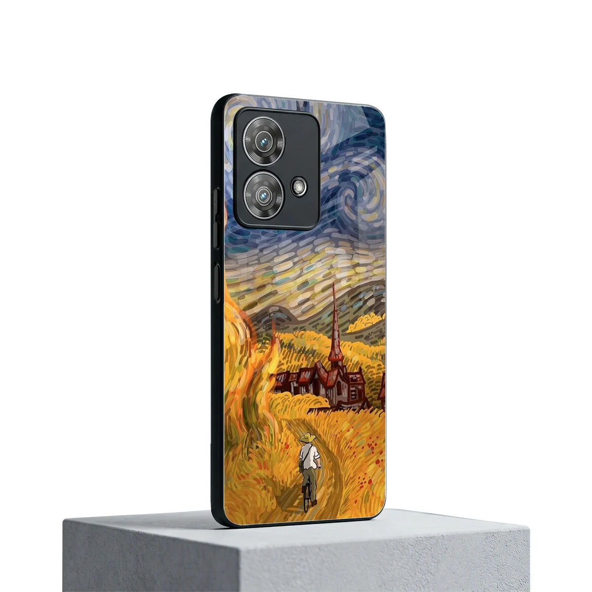 Starry Ride motorola edge 40 neo 5g mobile cover | shockproof glass phone case