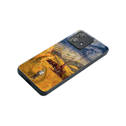 Starry Ride stylish phone case for motorola edge 40 neo 5g | glossy glass and slim fit