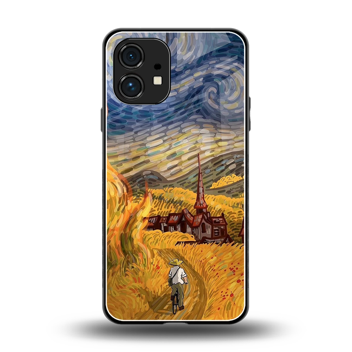 Starry Ride back phone cover | glass case for nothing phone 1