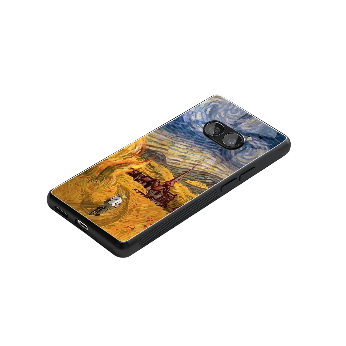Starry Ride stylish phone case for nothing phone 2a | glossy glass and slim fit