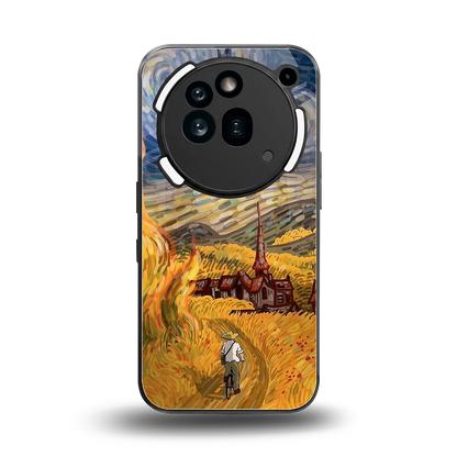 Starry Ride back phone cover | glass case for nothing phone 3a pro