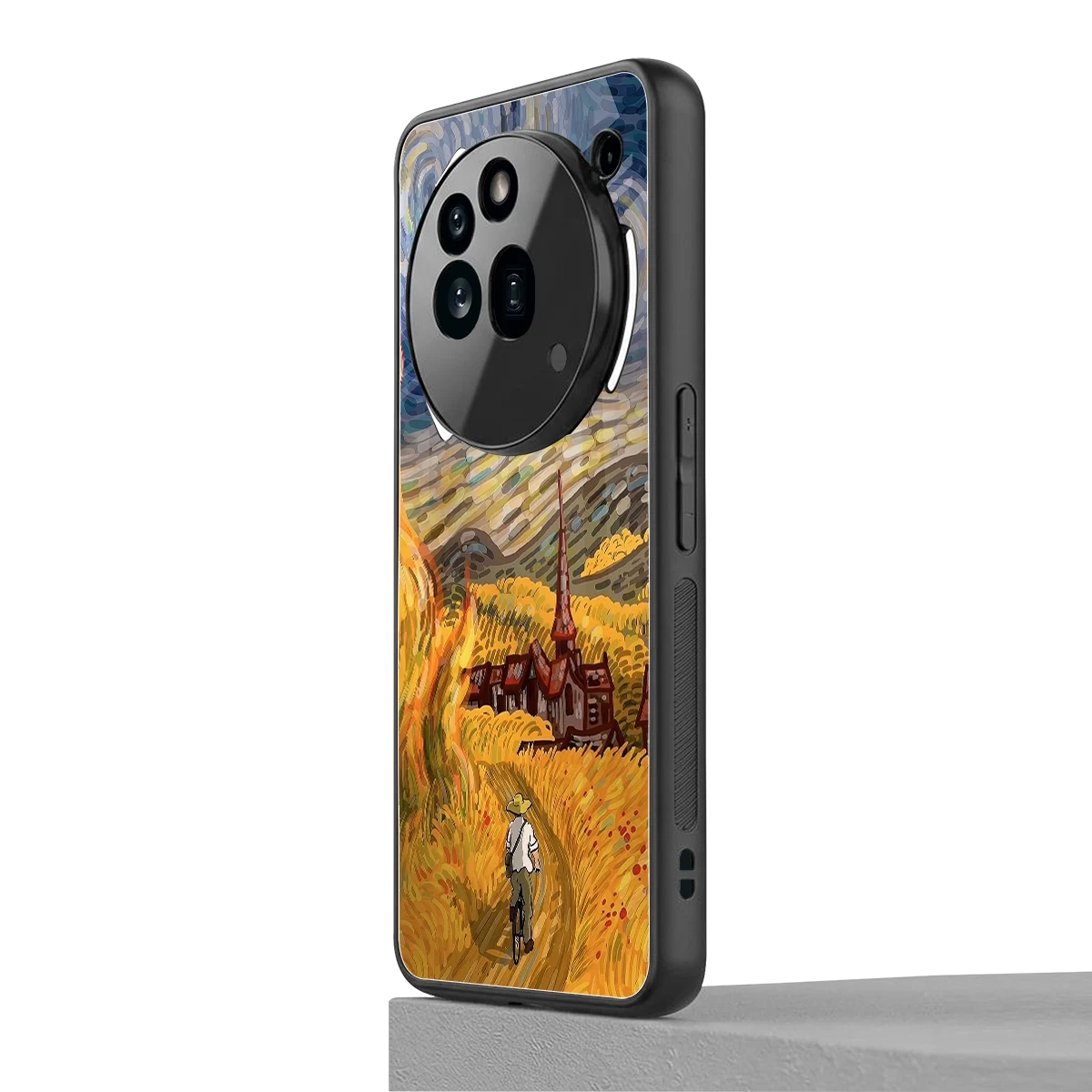 Starry Ride nothing phone 3a pro mobile cover | shockproof glass phone case