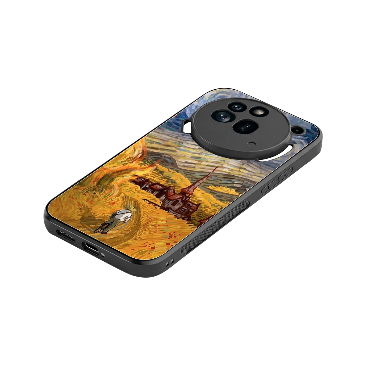 Starry Ride stylish phone case for nothing phone 3a pro | glossy glass and slim fit