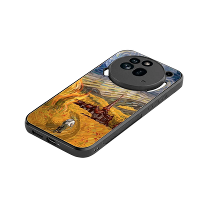 Starry Ride stylish phone case for nothing phone 3a pro | glossy glass and slim fit