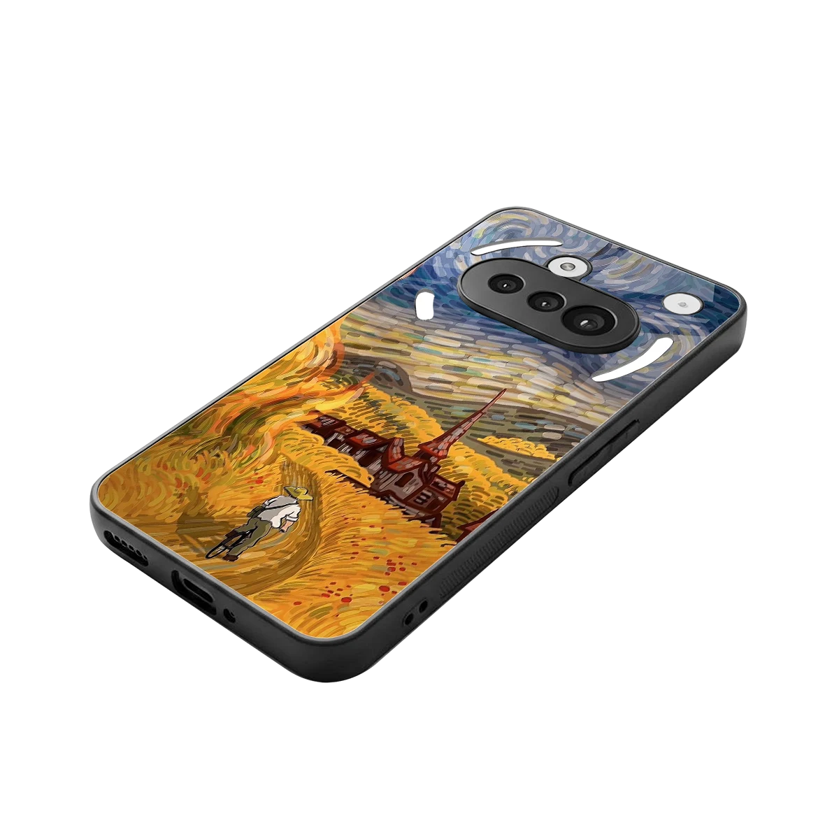 Starry Ride stylish phone case for nothing phone 3a | glossy glass and slim fit