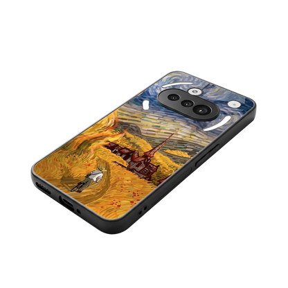 Starry Ride stylish phone case for nothing phone 3a | glossy glass and slim fit