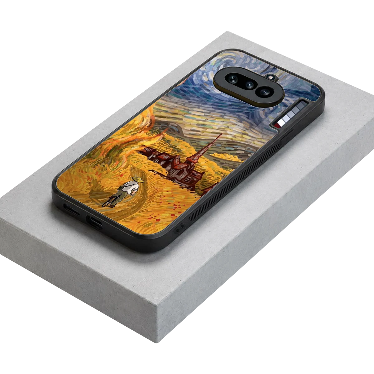 Starry Ride stylish phone case for nothing phone 4a | glossy glass and slim fit