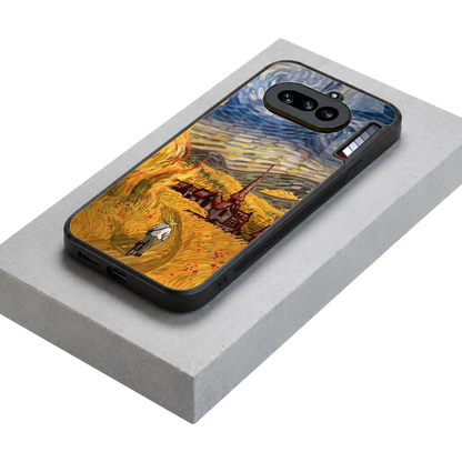 Starry Ride stylish phone case for nothing phone 4a | glossy glass and slim fit