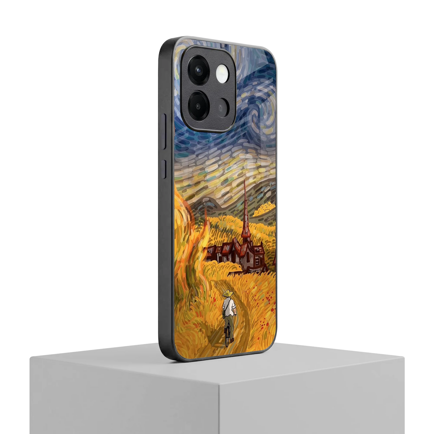 Starry Ride oneplus 13s mobile cover | shockproof glass phone case