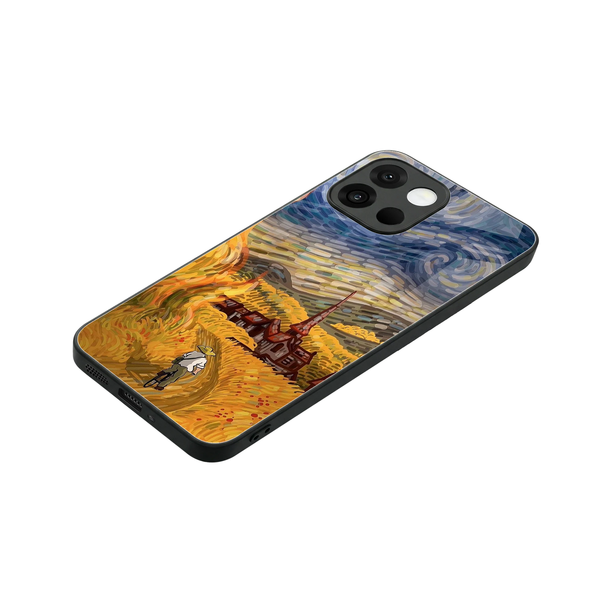 Starry Ride stylish phone case for oneplus 13s | glossy glass and slim fit