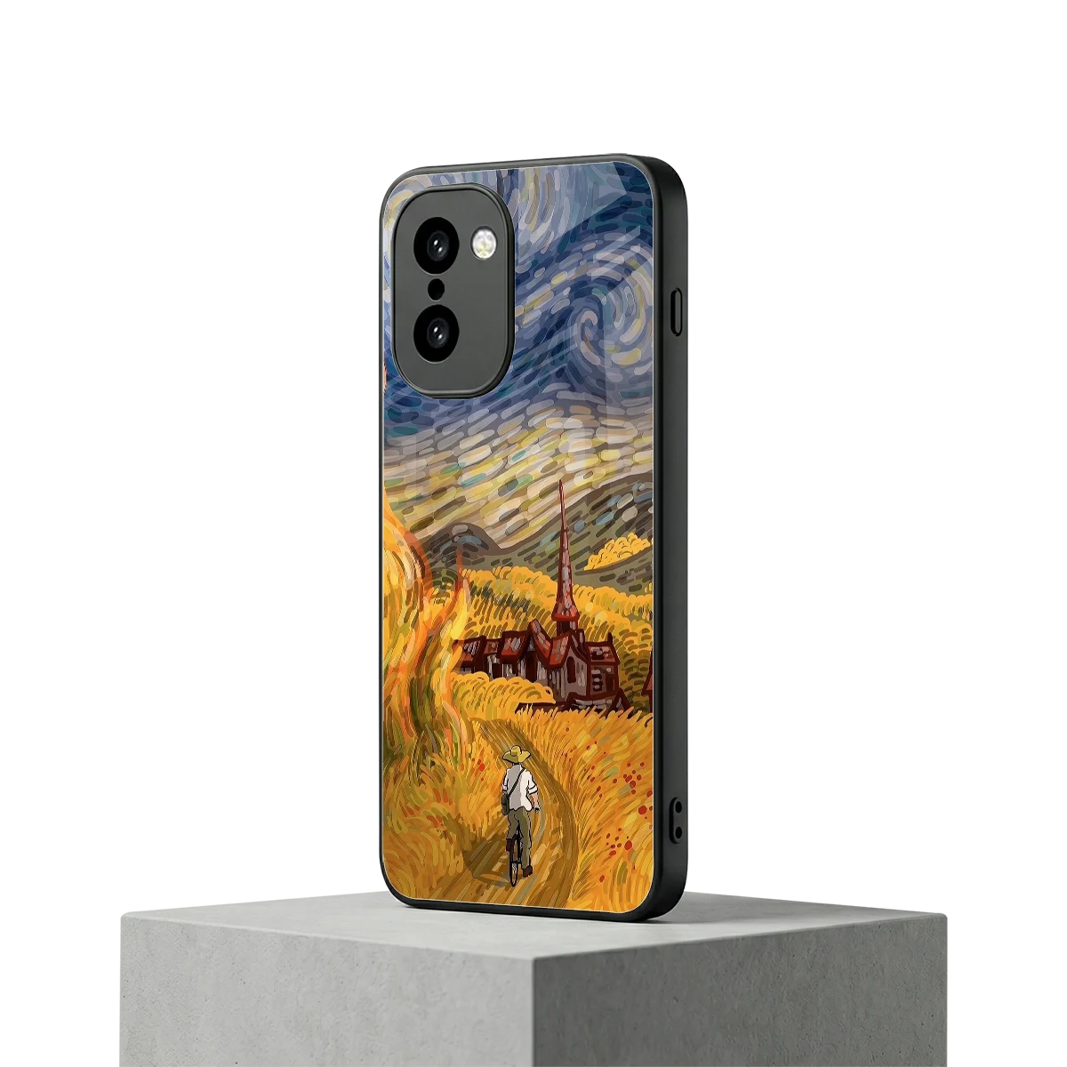 Starry Ride oneplus 15r mobile cover | shockproof glass phone case