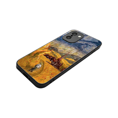 Starry Ride stylish phone case for oneplus 15r | glossy glass and slim fit