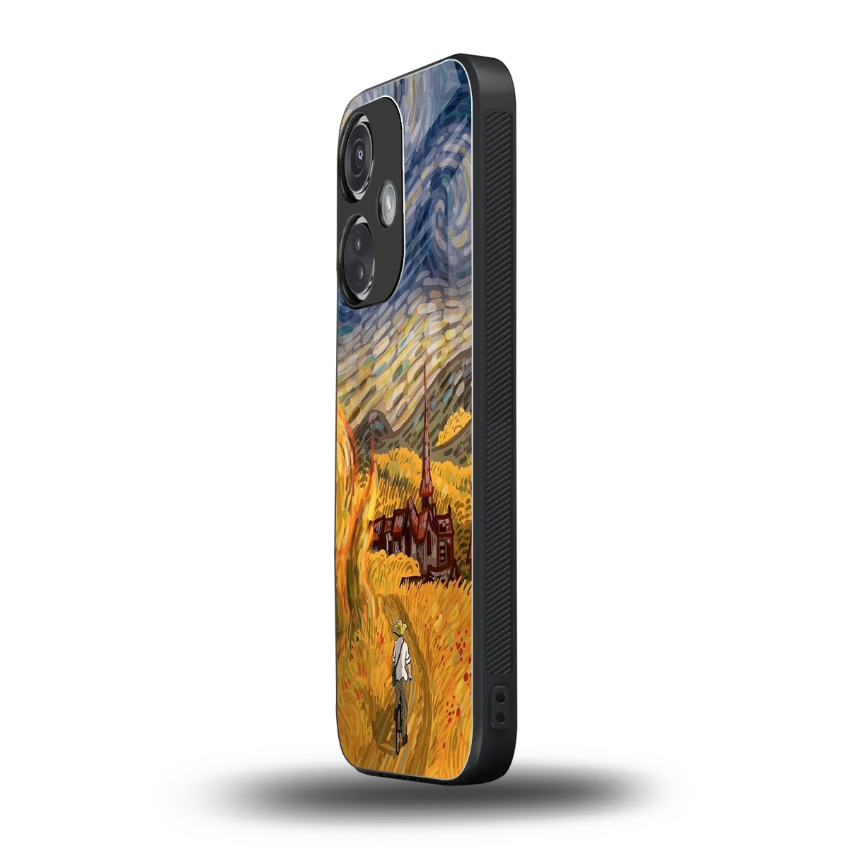 Starry Ride oneplus nord ce 3 mobile cover | shockproof glass phone case