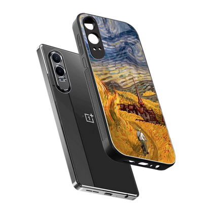 Starry Ride sleek oneplus nord ce 4 lite cover with tempered glass back and TPU edges