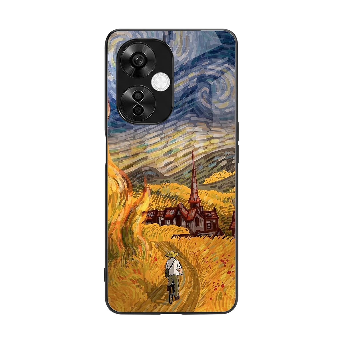 Starry Ride back phone cover | glass case for oneplus nord ce 3 lite