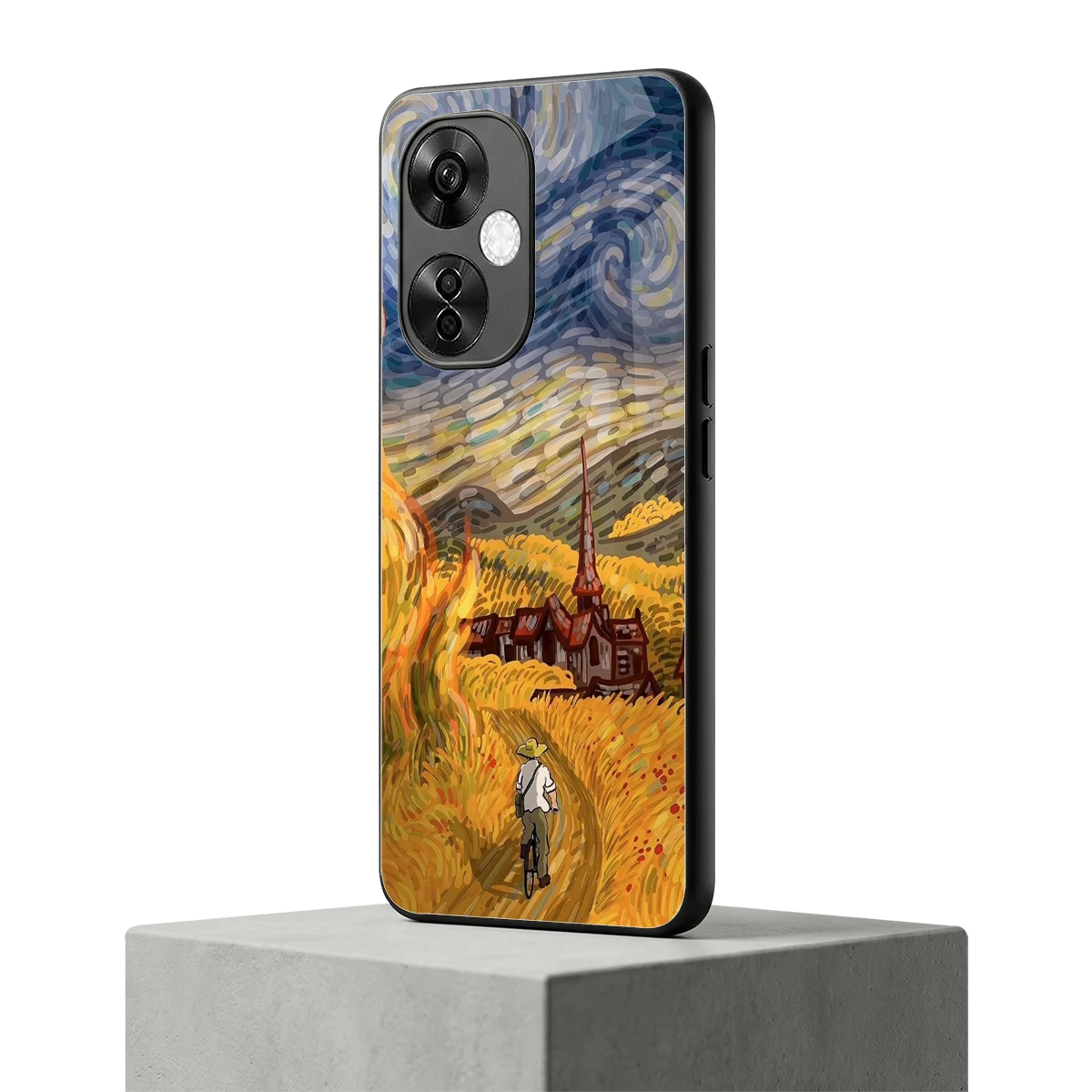 Starry Ride oneplus nord ce 3 lite mobile cover | shockproof glass phone case