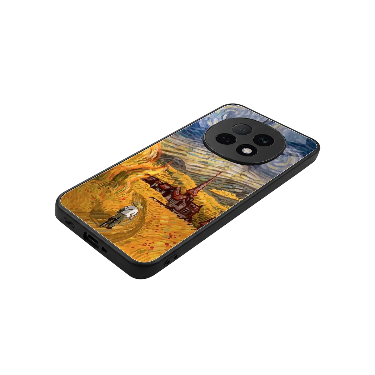 Starry Ride stylish phone case for oppo f29 pro 5g | glossy glass and slim fit
