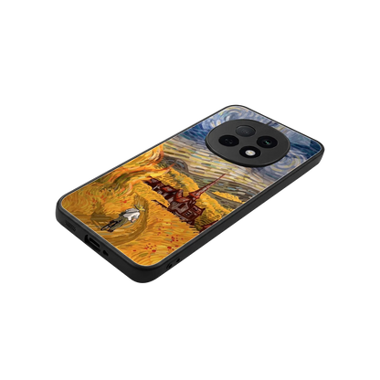 Starry Ride stylish phone case for oppo f29 pro 5g | glossy glass and slim fit