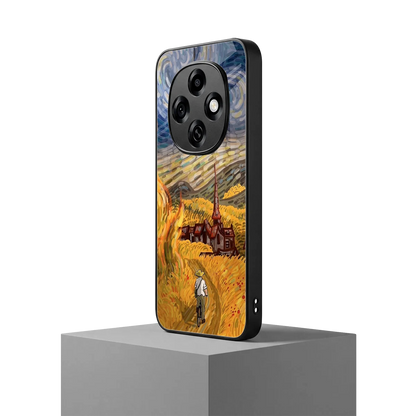 Starry Ride oppo f31 pro 5g mobile cover | shockproof glass phone case