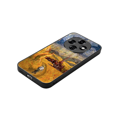 Starry Ride stylish phone case for oppo f31 pro 5g | glossy glass and slim fit