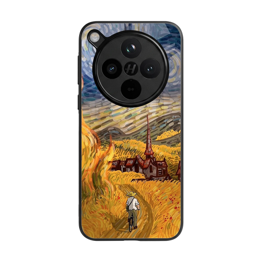 Starry Ride back phone cover | glass case for oppo find x8
