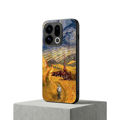 Starry Ride oppo find x9 mobile cover | shockproof glass phone case