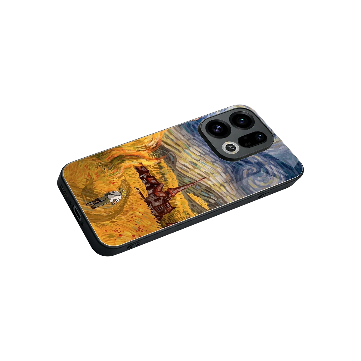 Starry Ride stylish phone case for oppo find x9 | glossy glass and slim fit
