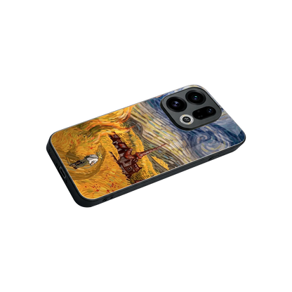 Starry Ride stylish phone case for oppo find x9 | glossy glass and slim fit