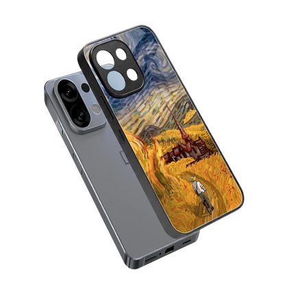 Starry Ride sleek oppo k13 5g cover with tempered glass back and TPU edges