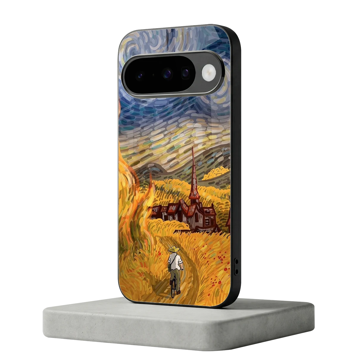 Starry Ride google pixel 10 mobile cover | shockproof glass phone case