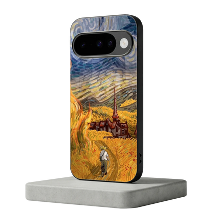 Starry Ride google pixel 10 mobile cover | shockproof glass phone case