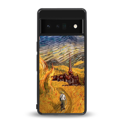 Starry Ride back phone cover | glass case for google pixel 6 pro