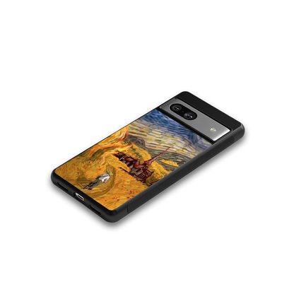 Starry Ride google pixel 7a mobile cover | shockproof glass phone case