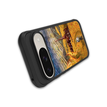 Starry Ride stylish phone case for google pixel 9 | glossy glass and slim fit