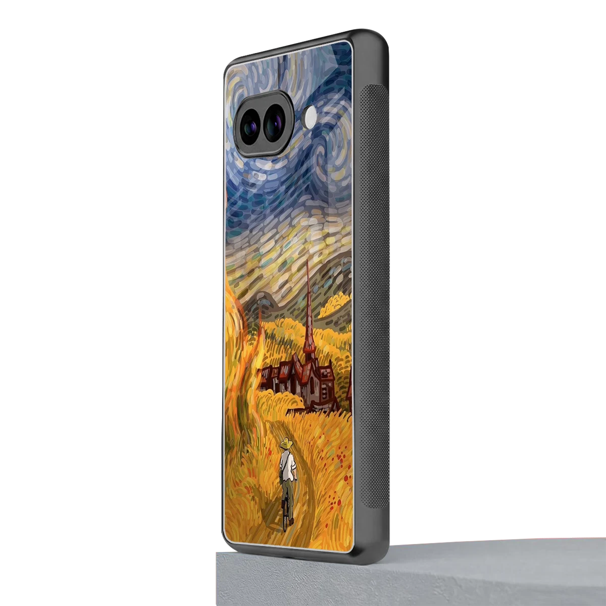 Starry Ride google pixel 10a mobile cover | shockproof glass phone case