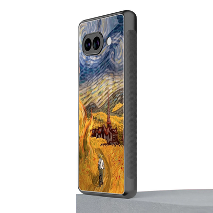 Starry Ride google pixel 10a mobile cover | shockproof glass phone case