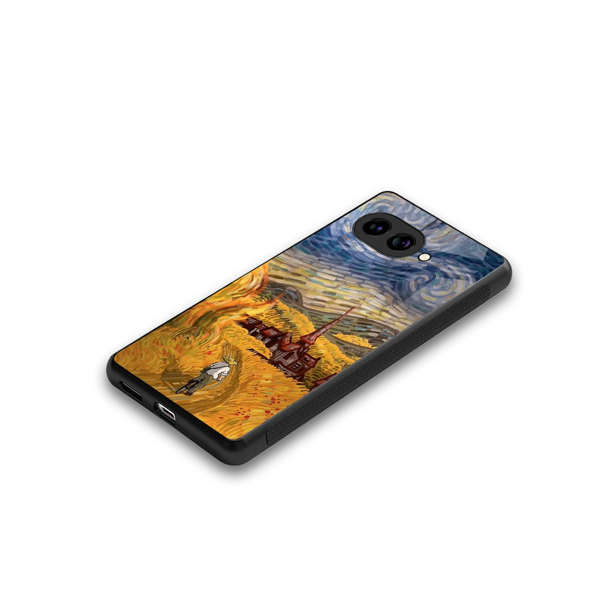 Starry Ride stylish phone case for google pixel 10a | glossy glass and slim fit