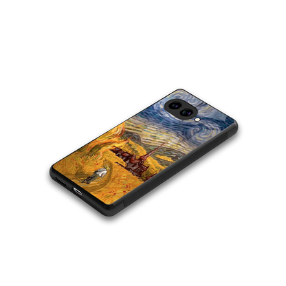 Starry Ride stylish phone case for google pixel 10a | glossy glass and slim fit