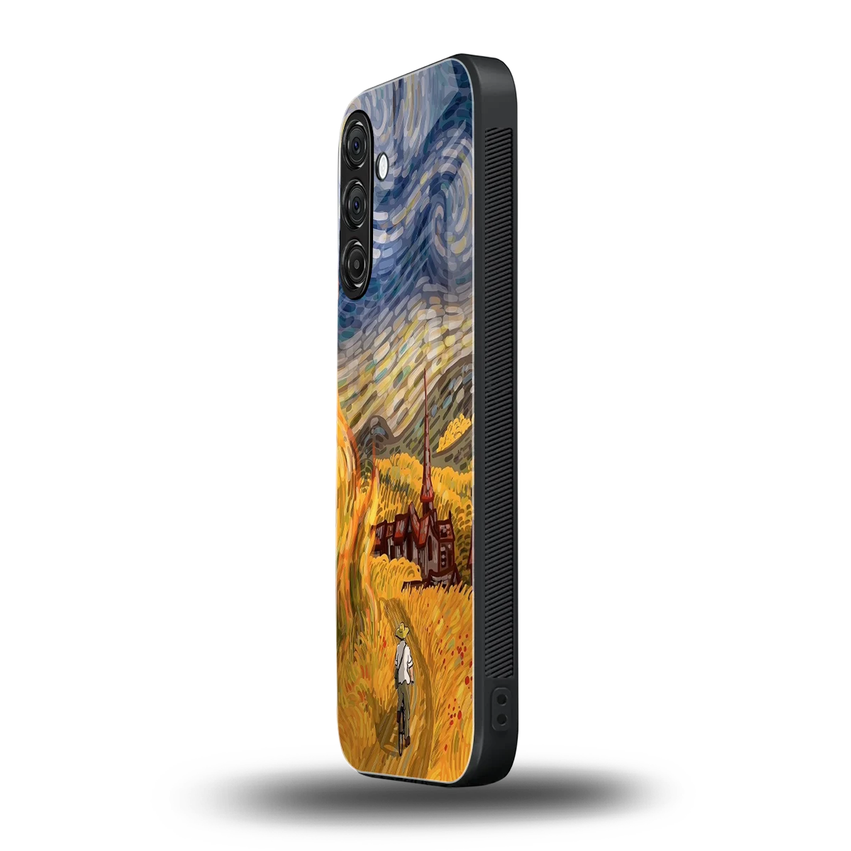 Starry Ride samsung galaxy a55 5g mobile cover | shockproof glass phone case