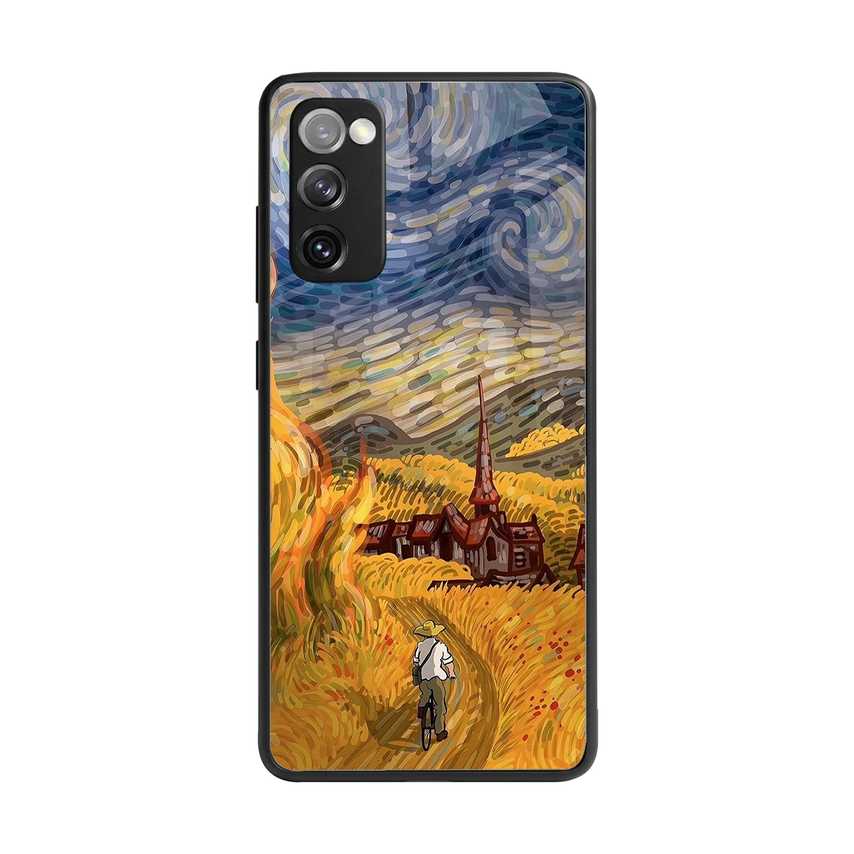 Starry Ride back phone cover | glass case for samsung galaxy s20 fe