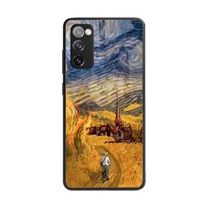 Starry Ride back phone cover | glass case for samsung galaxy s20 fe