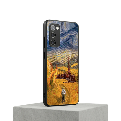 Starry Ride samsung galaxy s20 fe mobile cover | shockproof glass phone case