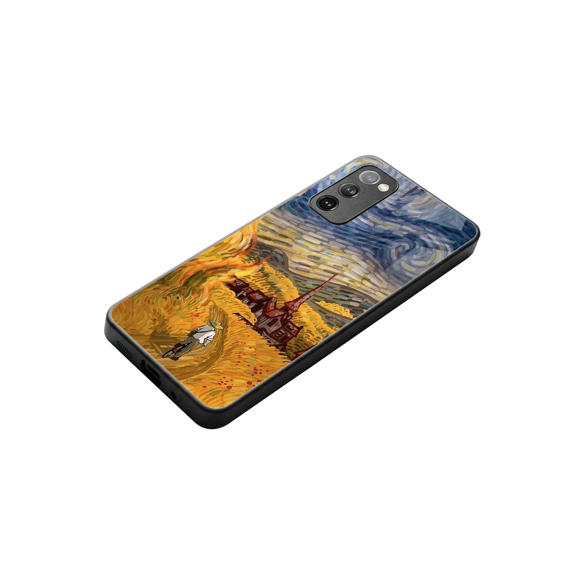 Starry Ride stylish phone case for samsung galaxy s20 fe | glossy glass and slim fit