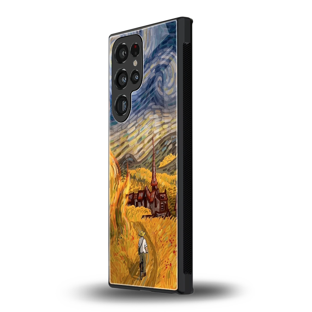 Starry Ride samsung galaxy s24 ultra mobile cover | shockproof glass phone case