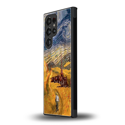 Starry Ride samsung galaxy s24 ultra mobile cover | shockproof glass phone case